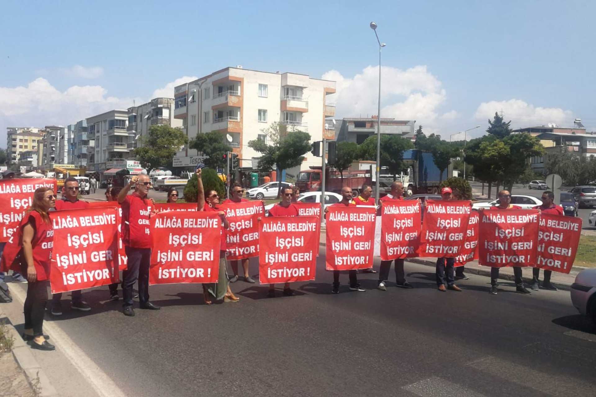 Aliağa Belediyesinde işçi kıyımı bitmiyor