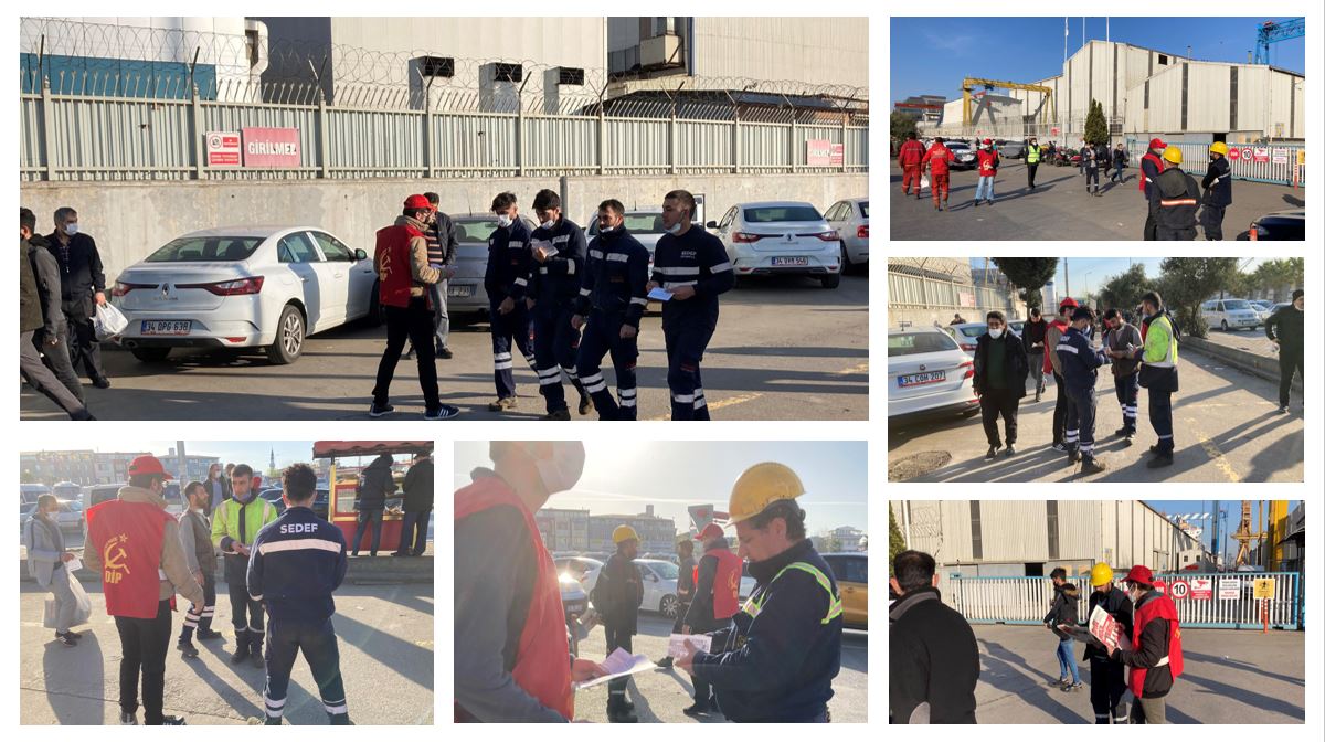 DİP’ten tersanelerde 1 Mayıs çağrısı: Bayram coşkusu ve düzene öfke bir arada!