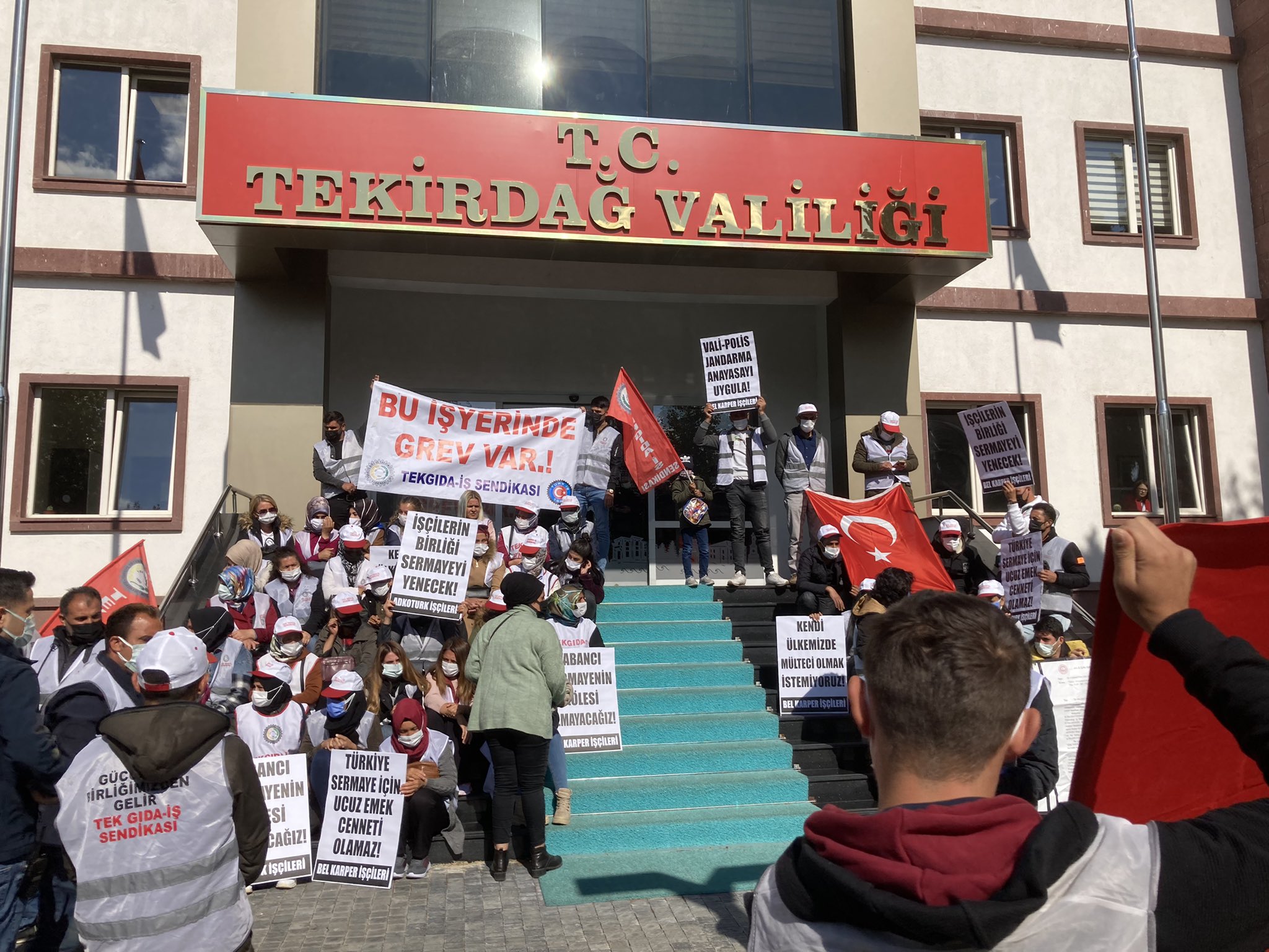 Devlet Tekirdağ’da valisi, kaymakamı, polisi ile Bel Karper ve Adkoturk patronlarının hizmetinde!