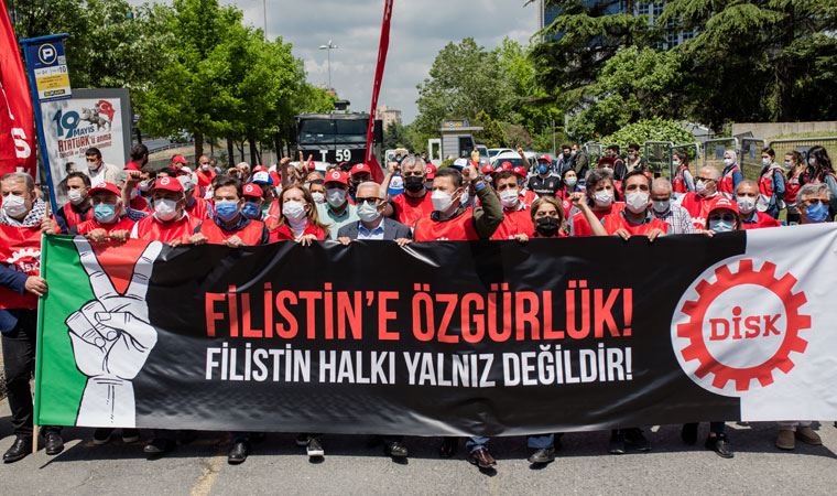 İşçilerin mücadelesi Filistin halkının mücadelesiyle ortaktır