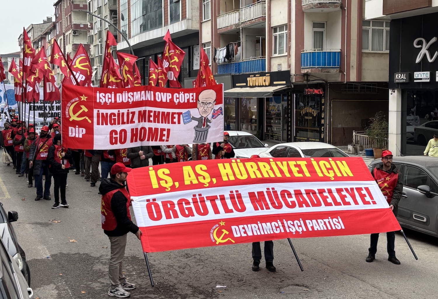 gebze miting yürüyüş