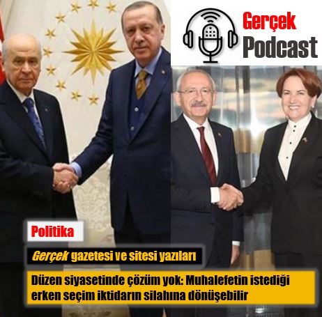 Düzen siyasetinde çözüm yok