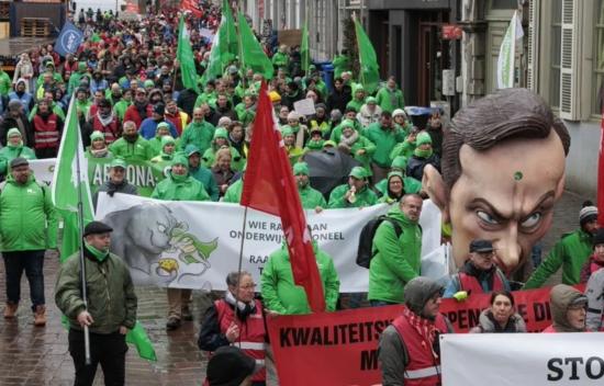 Belçika’da üç günlük grev