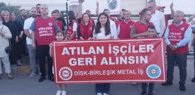 SAG Hidrolik işçisi sendikal hakları için direnişe devam ediyor!