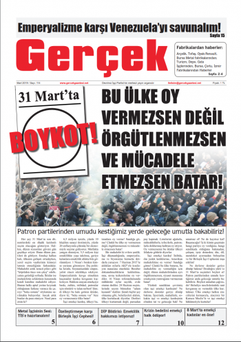 Gerçek Gazetesi Sayı 114