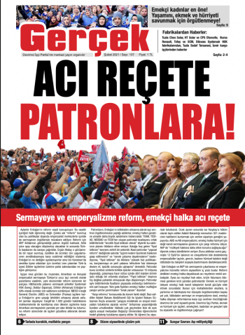 Gerçek Gazetesi Sayı 137