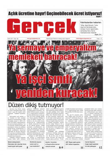Gerçek Gazetesi Sayı 99 - Aralık 2017