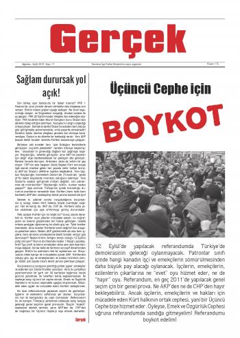 Gerçek Gazetesi Sayı 11