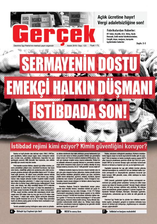 Gerçek Gazetesi Sayı 123