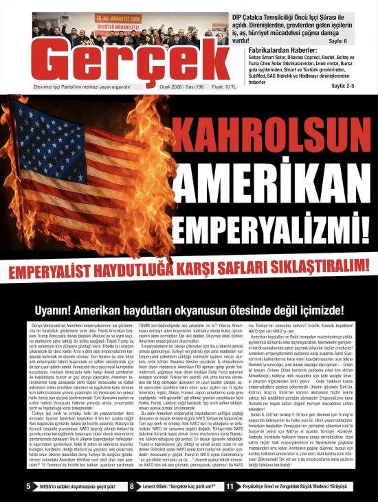 Gerçek Gazetesi Sayı 196 - Ocak 2026