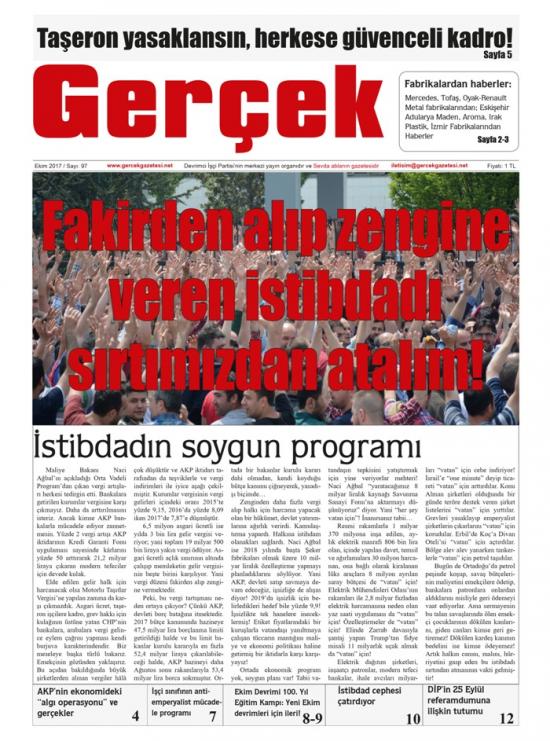 Gerçek Sayı 97 - Ekim 2017