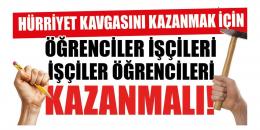 Başyazı: İşçinin çekiç tutan eli, öğrencinin kalem tutan eliyle nasıl kavuşur?