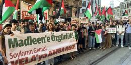 Bu ay da emperyalizme ve Siyonizme karşı sokaklardaydık! İsrail yıkılana kadar durmak yok!