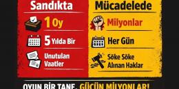 Emeklilikte sefalete hayır!