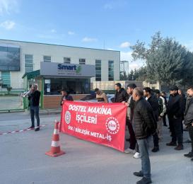 Dilovası Dostel’den bir metal işçisi: Smart Solar grevini kazanacağız, MESS’in oyunlarını bozacağız!