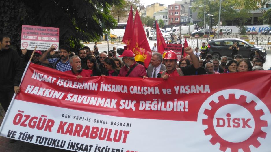 Özgür Karabulut ve tüm tutuklu işçiler serbest bırakılsın