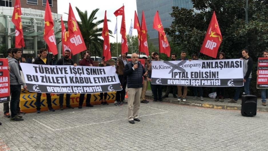 DİP Mckinsey eylemi 4 Ekim 2018