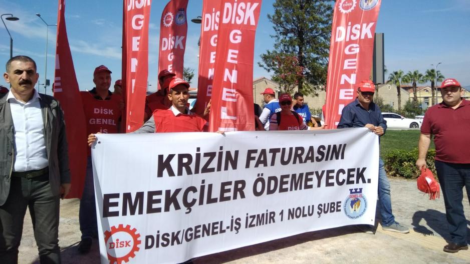 İzmir iş bırakma eylemi