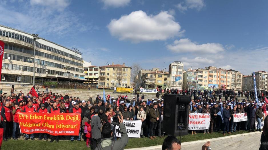 Lüleburgaz 3 Mart 2019 Emek Platformu mitingi Lüleburgaz 3 Mart 2019 Emek Platformu mitingi