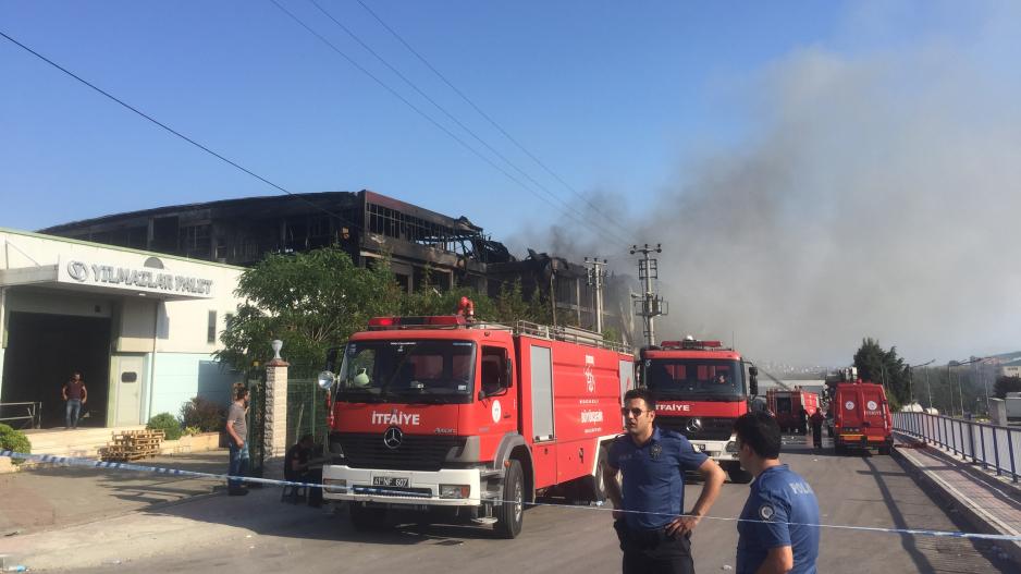 Akpınar Tekstil yangın