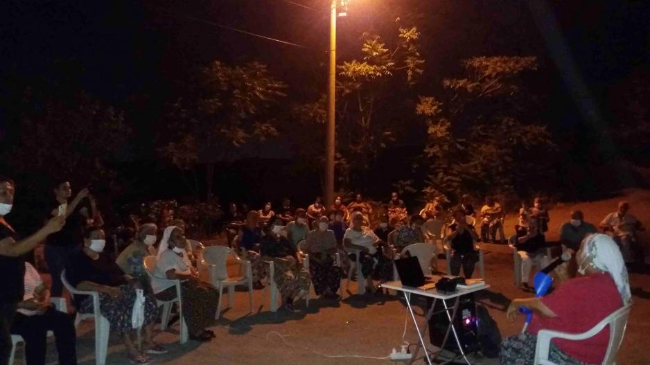 Altındağ Mahallesi emekçileri Sivas Katliamı'nı anmak için bir araya geldi