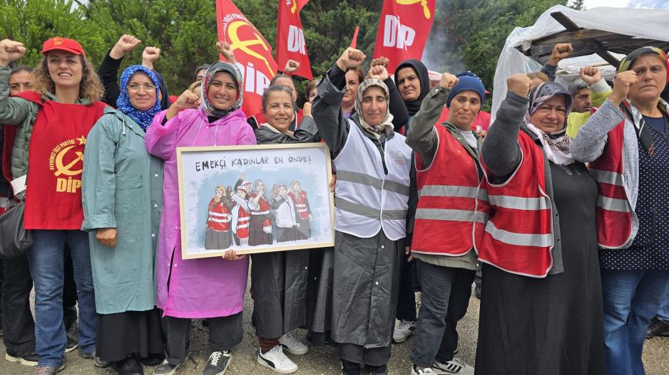 Polonez direnişinden bir işçi kadın: Yağmur çamur yağsa da, kış kıyamet kopsa da direneceğiz!
